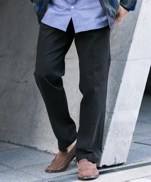 【セール】『セットアップ対応』『XLサイズあり』ピーチツイルストレッチスラックス（スラックス）｜URBAN RESEARCH ROSSO MEN（アーバンリサーチロッソメン）