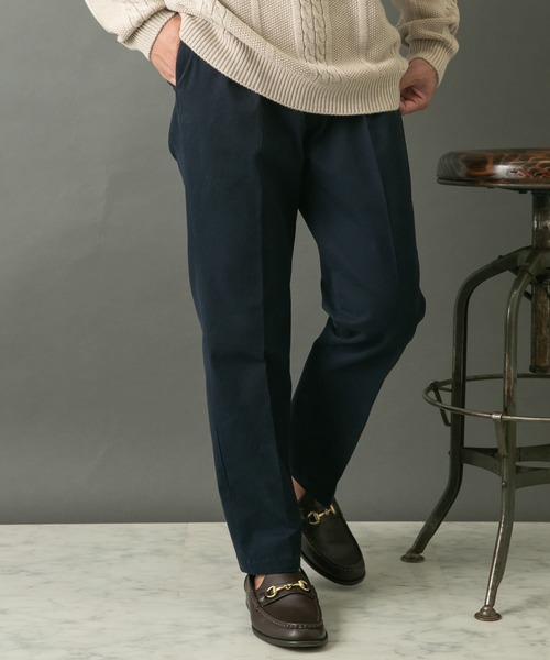 【セール】『セットアップ対応』『XLサイズあり』ピーチツイルストレッチスラックス（スラックス）｜URBAN RESEARCH ROSSO MEN（アーバンリサーチロッソメン）