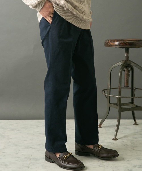 【セール】『セットアップ対応』『XLサイズあり』ピーチツイルストレッチスラックス（スラックス）｜URBAN RESEARCH ROSSO MEN（アーバンリサーチロッソメン）