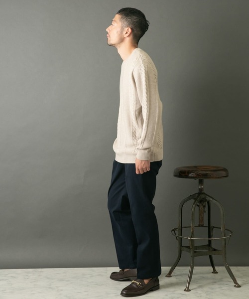 【セール】『セットアップ対応』『XLサイズあり』ピーチツイルストレッチスラックス（スラックス）｜URBAN RESEARCH ROSSO MEN（アーバンリサーチロッソメン）