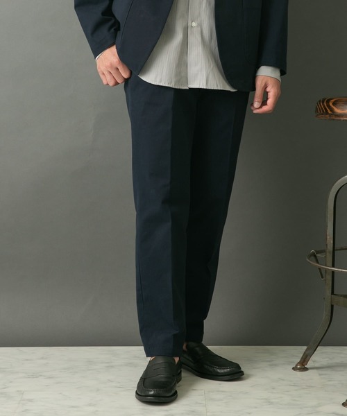 【セール】『セットアップ対応』『XLサイズあり』ピーチツイルストレッチスラックス（スラックス）｜URBAN RESEARCH ROSSO MEN（アーバンリサーチロッソメン）