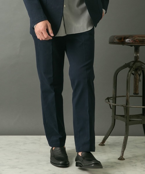 【セール】『セットアップ対応』『XLサイズあり』ピーチツイルストレッチスラックス（スラックス）｜URBAN RESEARCH ROSSO MEN（アーバンリサーチロッソメン）