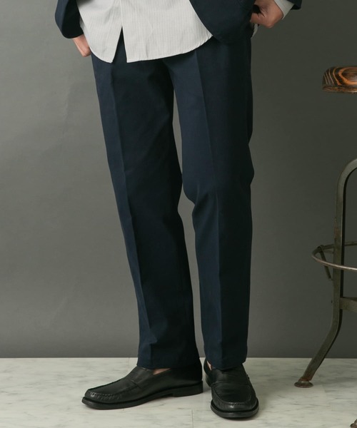 【セール】『セットアップ対応』『XLサイズあり』ピーチツイルストレッチスラックス（スラックス）｜URBAN RESEARCH ROSSO MEN（アーバンリサーチロッソメン）