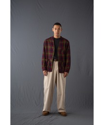 ペンドルトン　ノーカラー　ジャケット　ウール 50s PENDLETONペンドルトン ノーカラー ウール テーラード