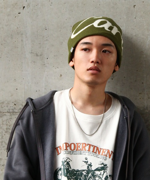 ZIP FIVE（ジップファイブ）の「【ZIP FIVE】 リバーシブル ビーニー ニットキャップ（ニットキャップ/ビーニー・メンズ・ブルー/レッド/オリーブ/ブラック/アイボリー・FREE）」の15枚目の写真