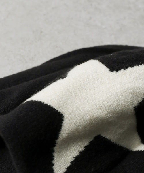 ZIP FIVE（ジップファイブ）の「【ZIP FIVE】 リバーシブル ビーニー ニットキャップ（ニットキャップ/ビーニー・メンズ・ブルー/レッド/オリーブ/ブラック/アイボリー・FREE）」の20枚目の写真