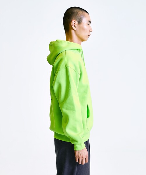 City Ambient Products（シティアンビエントプロダクツ）の「City Ambient Products: スプレープリント グラフィック プリント パーカー（パーカー・メンズ・ホワイト/ライトグリーン/ブラック/グレー・LARGE/SMALL/MEDIUM）」の7枚目の写真