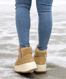 ASH アッシュ ショートブーツ スエード　ベージュ　ボア ASH（アッシュ）の「ASH/アッシュ【MALICA BIS】厚底スエード