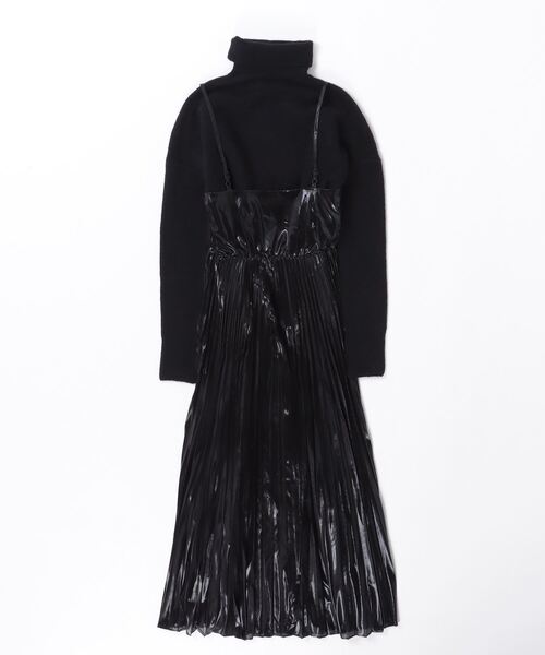 ALLSAINTS(オールセインツ)の「SPARK 2-IN-1 PLEATED MAXI DRESS | SPARK 2-IN-1 プリーツ マキシ ドレス・ワンピース(ワンピース・レディース・ブラック・XS/S/M/L)」の9枚目の写真