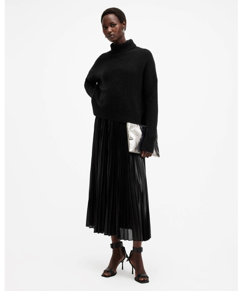 SPARK 2-IN-1 PLEATED MAXI DRESS | SPARK 2-IN-1 プリーツ