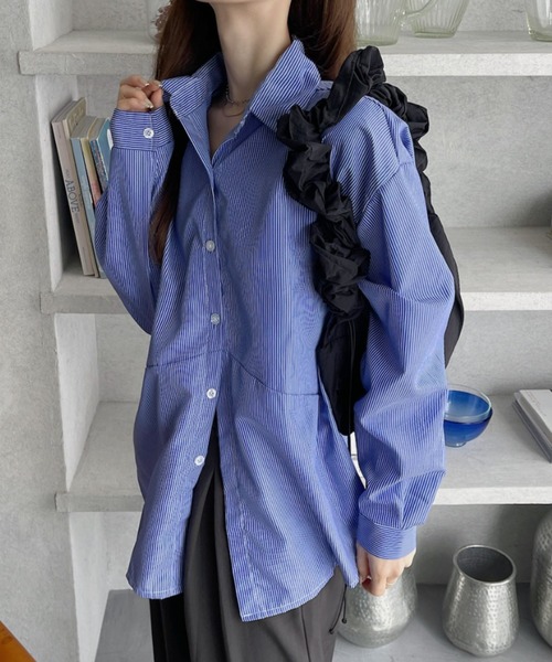 suésada スエサダ　ブラウス　新品未使用 ADAM ET ROPE' ブラウス シャツ 「WEB限定」パフスリーブ