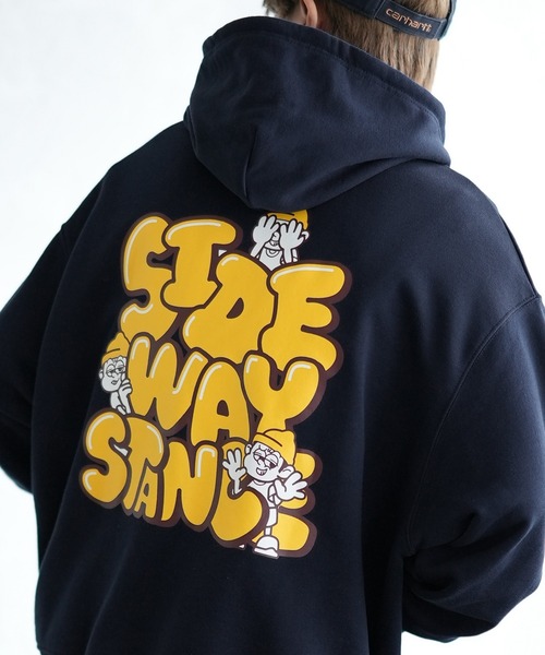 SIDEWAY STANCE（サイドウェイスタンス）の「【SIDEWAY STANCE】オリジナルプリント スウェット パーカー（パーカー・メンズ・ネイビー系/ライトグレー系1/ブラック系2/ネイビー系2/ライトグレー系3/ブラック系4/ブラック/ネイビー系3/ネイビー系4/ネイビー/ブラック系/ライトグレー系4/ライトグレー/ライトグレー系/ブラック系1/ネイビー系1/ライトグレー系2/ブラック系3/ブラック系5/ブラック系6/ライトグレー系5/グレー系6/ネイビー系5/ネイビー系6・SMALL/MEDIUM/LARGE/X-LARGE）」の20枚目の写真