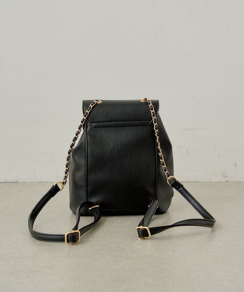 Chico（チコ）の「【500mlペットボトル収納可】2ポケットバックパック（バックパック/リュック・レディース・ブラック/ブラウン/アイボリー・FREE）」の14枚目の写真