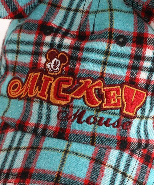 Disney(ディズニー)の「NET別注 ディズニーキャラクター MICKEY耳キャップ(キャップ・キッズ・チェック/ストライプ/ブラック・54/58/50)」の10枚目の写真