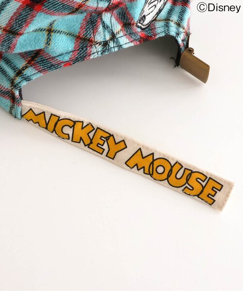 Disney(ディズニー)の「NET別注 ディズニーキャラクター MICKEY耳キャップ(キャップ・キッズ・チェック/ストライプ/ブラック・54/58/50)」の15枚目の写真