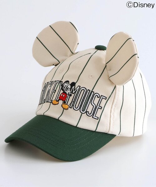 Disney(ディズニー)の「NET別注 ディズニーキャラクター MICKEY耳キャップ(キャップ・キッズ・チェック/ストライプ/ブラック・54/58/50)」の19枚目の写真