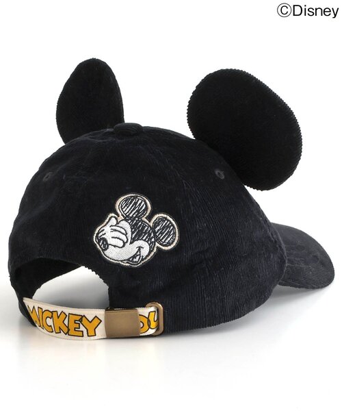 Disney(ディズニー)の「NET別注 ディズニーキャラクター MICKEY耳キャップ(キャップ・キッズ・チェック/ストライプ/ブラック・54/58/50)」の20枚目の写真