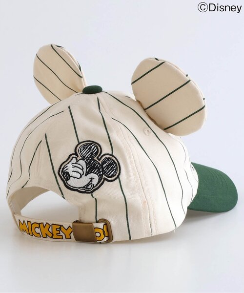 Disney(ディズニー)の「NET別注 ディズニーキャラクター MICKEY耳キャップ(キャップ・キッズ・チェック/ストライプ/ブラック・54/58/50)」の22枚目の写真