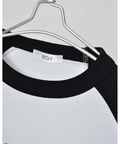 RGY(アールジーワイ)の「【RGY】FREAK DAKE ラグランロンT(CP)(Tシャツ/カットソー・レディース・ネイビー/バーガンディー/ブラック・MEDIUM/X-LARGE/LARGE)」の10枚目の写真