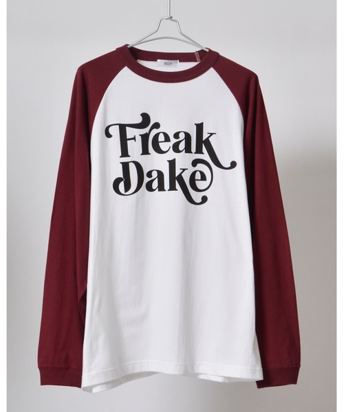RGY(アールジーワイ)の「【RGY】FREAK DAKE ラグランロンT(CP)(Tシャツ/カットソー・レディース・ネイビー/バーガンディー/ブラック・MEDIUM/X-LARGE/LARGE)」の13枚目の写真