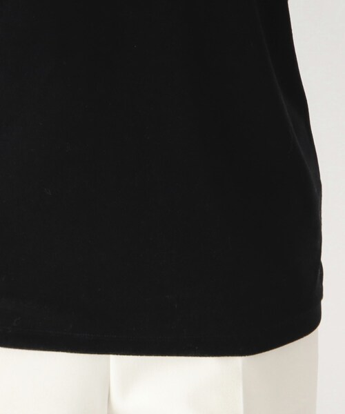 COUP DE CHANCE（クードシャンス）の「【洗える／日本製】ベロア調プルオーバージャージ（Tシャツ/カットソー・レディース・ホワイト/ブラック・36/38/40/34）」の21枚目の写真