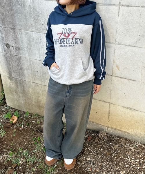 配色切り替えパーカー（パーカー）｜sedacle（セダクル）