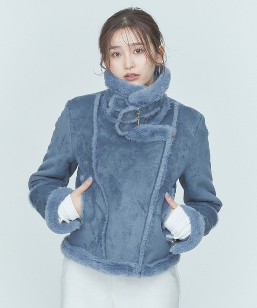 FUR BOA JACKET（ムートンコート）｜BLUE×PALANG（ブルーパラン）の