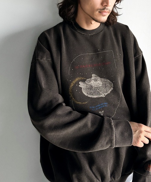 セール】《Javaジャバコラボ》サマになる宇宙柄プリント。ピグメント