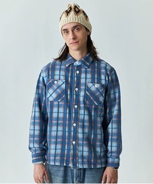 Good On | Good On/グッドオン　FLANNEL CHECK SWEAT SHIRT JACKET(シャツ/ブラウス)