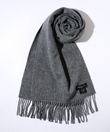 ❣️新品❣️ウールマフラー グレー系 フリンジ付き** レディースのマフラー（グレー/灰色系・フリンジ）ファッション通販