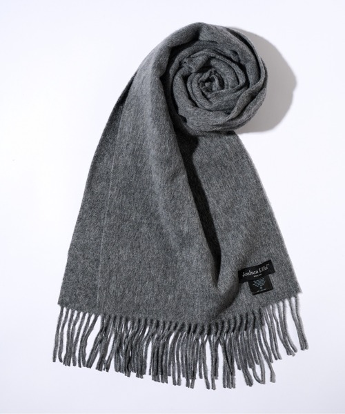 Joshua Ellis（ジョシュアエリス）の「【Joshua Ellis】ブリティッシュウールマフラー 180cm×30cm（マフラー・メンズ・マルチ/その他1/その他2/その他3/その他4/その他5/その他6/その他7/その他8/グレイッシュベージュ/ダークネイビー/レッド/ダークグレー/ベージュ/ブルー/その他9/その他10/その他11/その他12/その他13/その他14・FREE）」の2枚目の写真