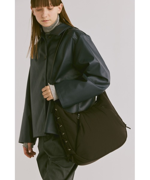 un/neu（アンノイ）の「レースアップパテッドラウンドショルダー（ショルダーバッグ・レディース・ブラウン/ブラック/アイボリー・FREE）」の7枚目の写真