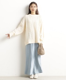 FOUND GOOD | ケーブルパッチワークニット(ニット/セーター)
