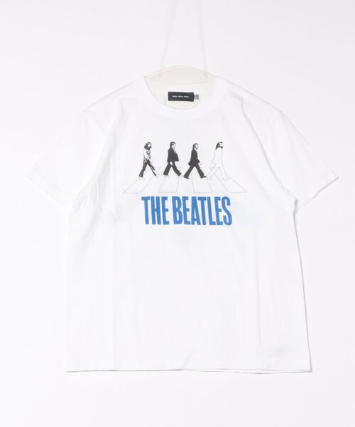 GOOD ROCK SPEED(グッドロックスピード)の「【GOOD ROCK SPEED】25BTL006 BEATLES Tシャツ/ビートルズ(Tシャツ/カットソー・メンズ・ホワイト/チャコール・XL/L/M)」の1枚目の写真