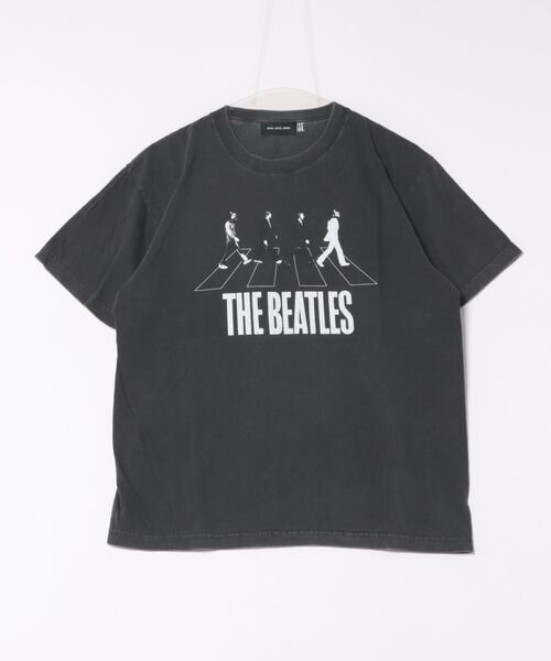 GOOD ROCK SPEED(グッドロックスピード)の「【GOOD ROCK SPEED】25BTL006 BEATLES Tシャツ/ビートルズ(Tシャツ/カットソー・メンズ・ホワイト/チャコール・XL/L/M)」の2枚目の写真