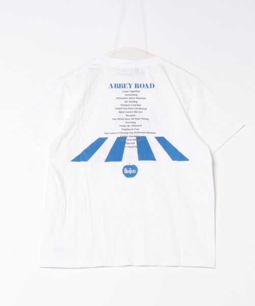 GOOD ROCK SPEED(グッドロックスピード)の「【GOOD ROCK SPEED】25BTL006 BEATLES Tシャツ/ビートルズ(Tシャツ/カットソー・メンズ・ホワイト/チャコール・XL/L/M)」の3枚目の写真
