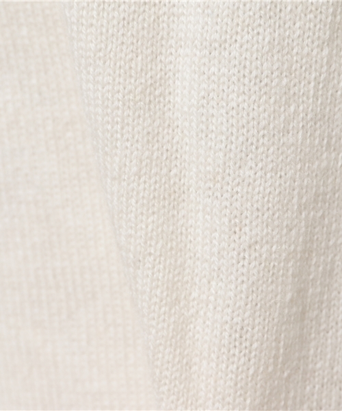 OUTLET（アウトレット）の「【DouDou】ウールカシミアラウンドネックP/O（ニット/セーター・レディース・オフホワイト・MEDIUM）」の8枚目の写真