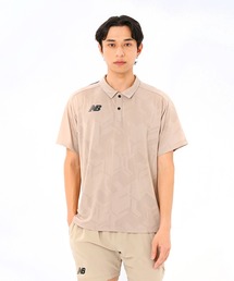 NEW BALANCE | Black Out ジャガードメッシュニットポロシャツ(ポロシャツ)