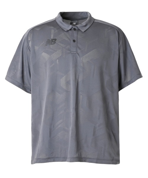 NEW BALANCE（ニューバランス）の「Black Out ジャガードメッシュニットポロシャツ（ポロシャツ・メンズ・ベージュ/ブラック/チャコールグレー・LARGE/MEDIUM/SMALL）」の14枚目の写真