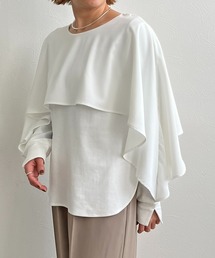 ケープブラウス