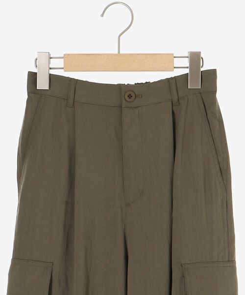le.coeur blanc（ルクールブラン）の「《手洗い可能》テンセルカーゴパンツ（カーゴパンツ・レディース・ネイビー/カーキオリーブ・36/38）」の16枚目の写真