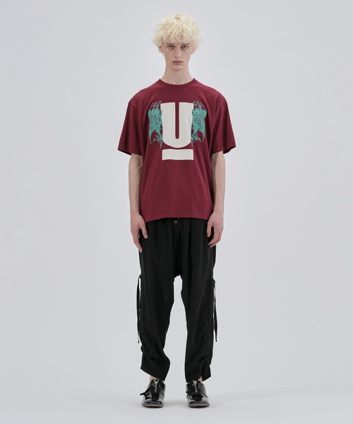 UNDERCOVER カットソー UNDERCOVER】切り替えワイドLSTEE Jネーム（Tシャツ/カットソー