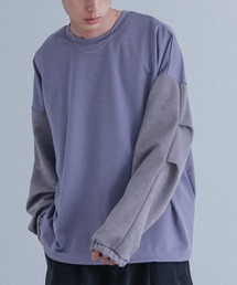 MDR（エムディアール）の「『ポンチ袖スウェードプルオーバー』（Tシャツ/カットソー）」