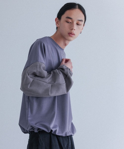MDR（エムディアール）の「ポンチ袖スウェードプルオーバー（Tシャツ/カットソー・メンズ・ブラック/ブルー・M/L）」の22枚目の写真