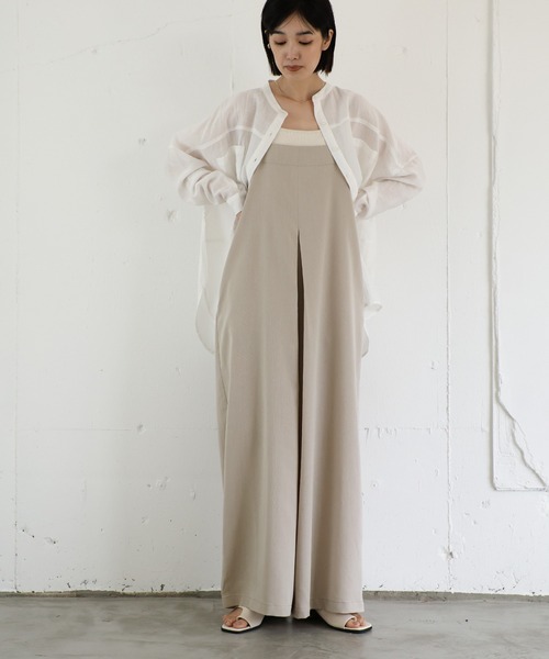 セール】【Et】タックワイドサロペット（サロペット/オーバーオール