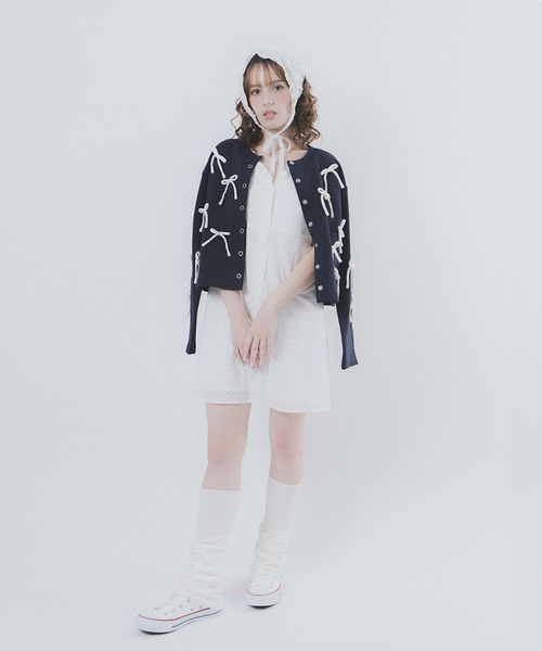Lolime by mellfy memory(ロリミー バイ メルフィーメモリー)の「selfish honey キャミワンピース(ワンピース・レディース・イエロー/ホワイト・LL/M)」の8枚目の写真