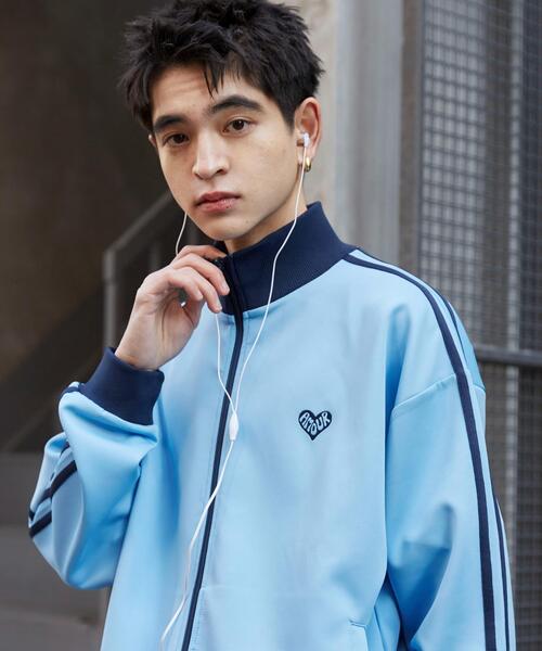 WEGO（ウィゴー）の「WEGO/ライントラックジャケット（ジャージ・メンズ・ベージュ/ホワイト/ブルー/ネイビー・SMALL/LARGE/MEDIUM）」の11枚目の写真