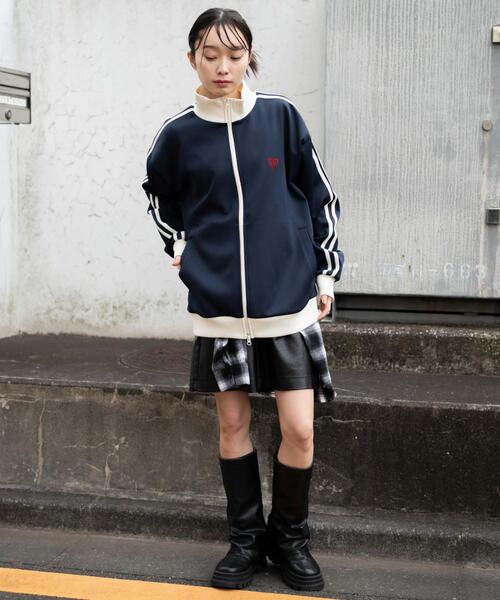 WEGO（ウィゴー）の「WEGO/ライントラックジャケット（ジャージ・メンズ・ベージュ/ホワイト/ブルー/ネイビー・SMALL/LARGE/MEDIUM）」の22枚目の写真