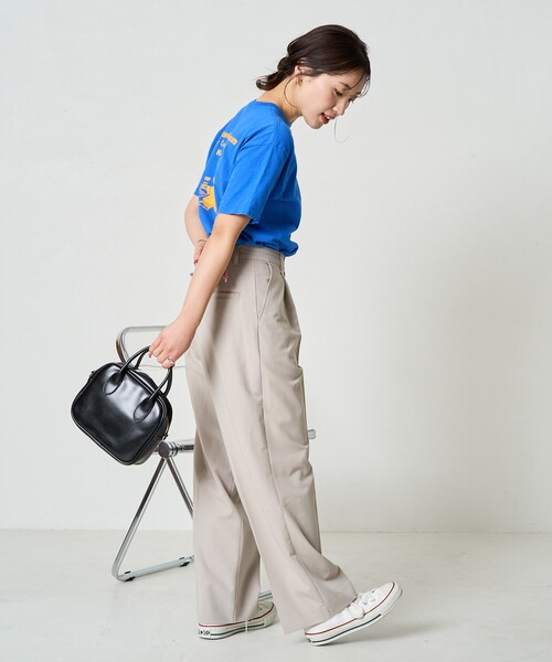 セール】限定展開 タックストレートパンツ（セット対応