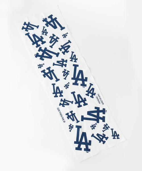 INFIELDER DESIGN（インフィールダーデザイン）の「INFIELDER DESIGN / インフィールダーデザイン MLB ロゴストール（ストール/ショール・メンズ・ネイビー/ブルー系その他/ホワイト・FREE）」の8枚目の写真